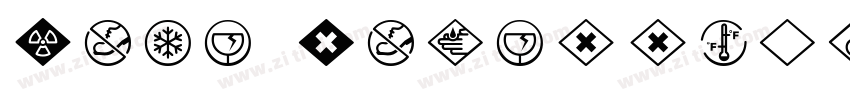 Care Labelling Symb字体转换